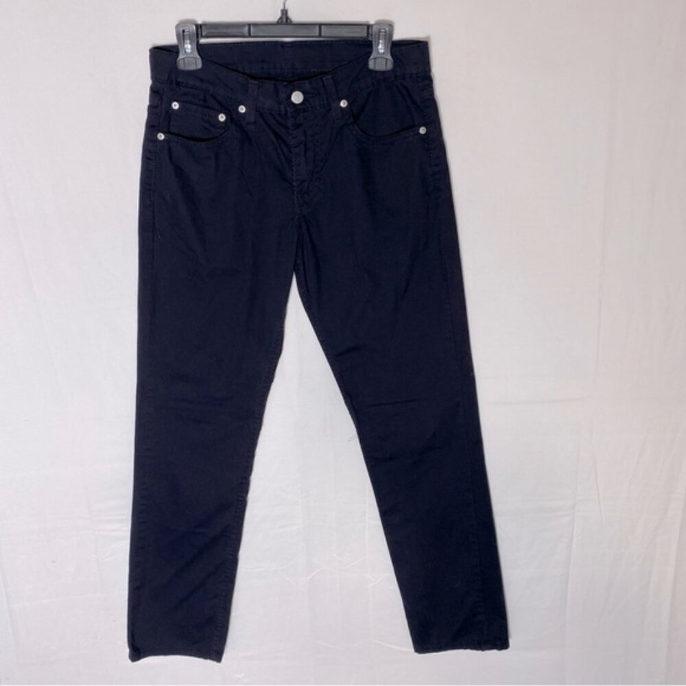 Levi’s 511 Black Cotton Lightweight Straight Leg Pants 30 Normcore